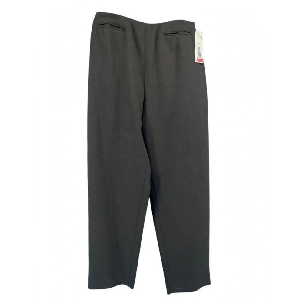 Jones New York Wool Flat Front Straight Leg Pants 12